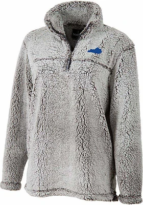 Kentucky Womens Grey Sherpa Qtr Zip
