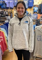 Kentucky Womens Grey Sherpa Qtr Zip