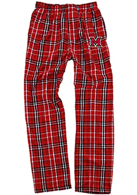 Miami RedHawks Mens Red Classic Sleep Pants