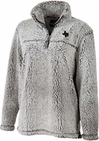 Texas Womens Grey Sherpa Qtr Zip
