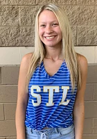 St Louis Womens Blue Block Tank Top