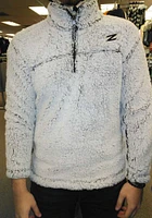 Akron Zips Womens Grey Sherpa Qtr Zip