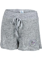 K-State Wildcats Womens Grey Cuddle Shorts