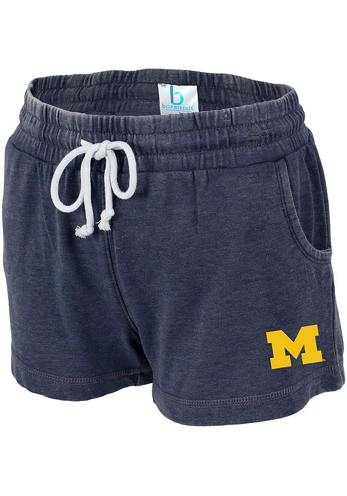 Michigan Wolverines Womens Blue Rally Shorts