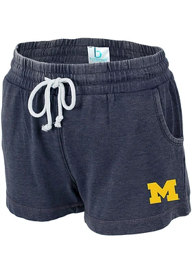 Michigan Wolverines Womens Blue Rally Shorts