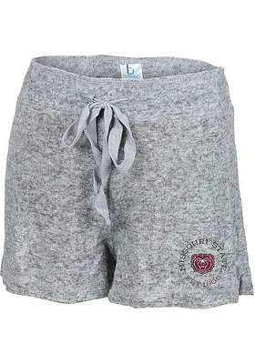 Missouri State Bears Womens Grey Cuddle Shorts