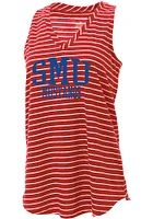 SMU Mustangs Womens Red Margo Tank Top