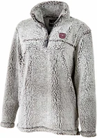 Missouri State Bears Womens Grey Sherpa Qtr Zip