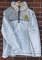 Missouri Western Griffons Womens Grey Sherpa Qtr Zip