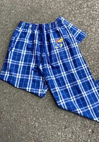 Kansas Jayhawks Womens Blue Flannel Loungewear Sleep Pants