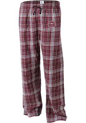 Missouri State Bears Womens Maroon Flannel Loungewear Sleep Pants