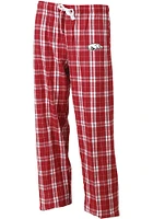 Arkansas Razorbacks Womens Cardinal Flannel Loungewear Sleep Pants