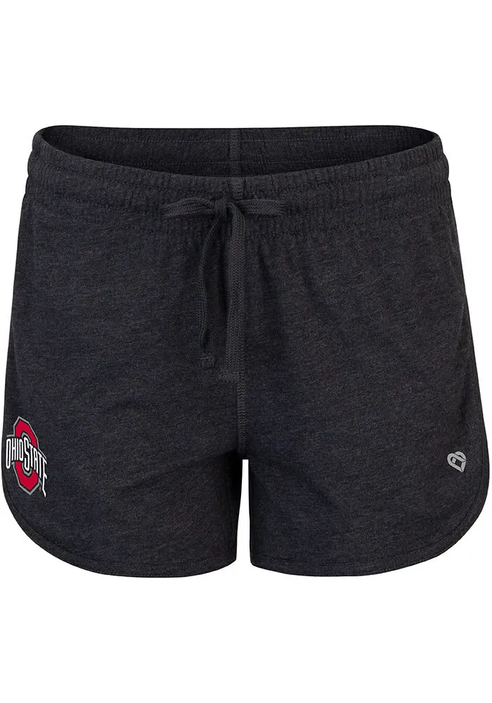 Colosseum Ohio State Buckeyes Womens Black Simone Shorts