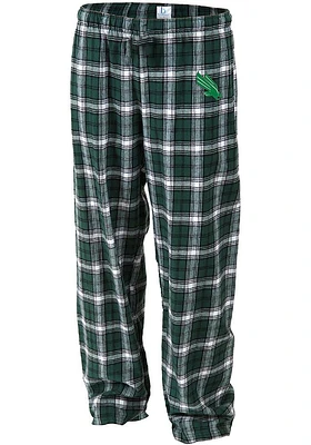 North Texas Mean Green Youth Plaid Flannel Sleep Pants