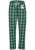 Michigan State Spartans Womens Green Halter Style Loungewear Sleep Pants