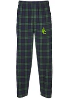 Wilmington College Quakers Mens Green FLANNEL Sleep Pants
