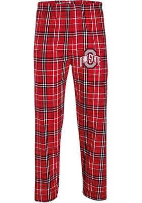 Ohio State Buckeyes Mens Red Primary Logo Sleep Pants