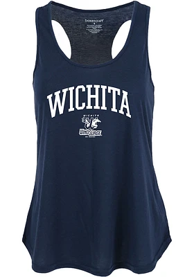 Wichita Wind Surge Womens Navy Blue Essential Tank Top