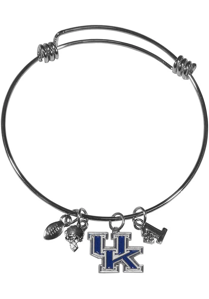 Kentucky Wildcats Charm Bangle Womens Bracelet