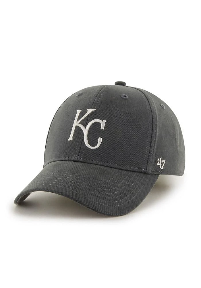 47 Kansas City Royals Charcoal Basic MVP Youth Adjustable Hat