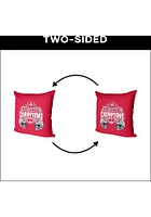 Ohio State Buckeyes 2024 Football National Champions Stance Throw 18X18 Pillow