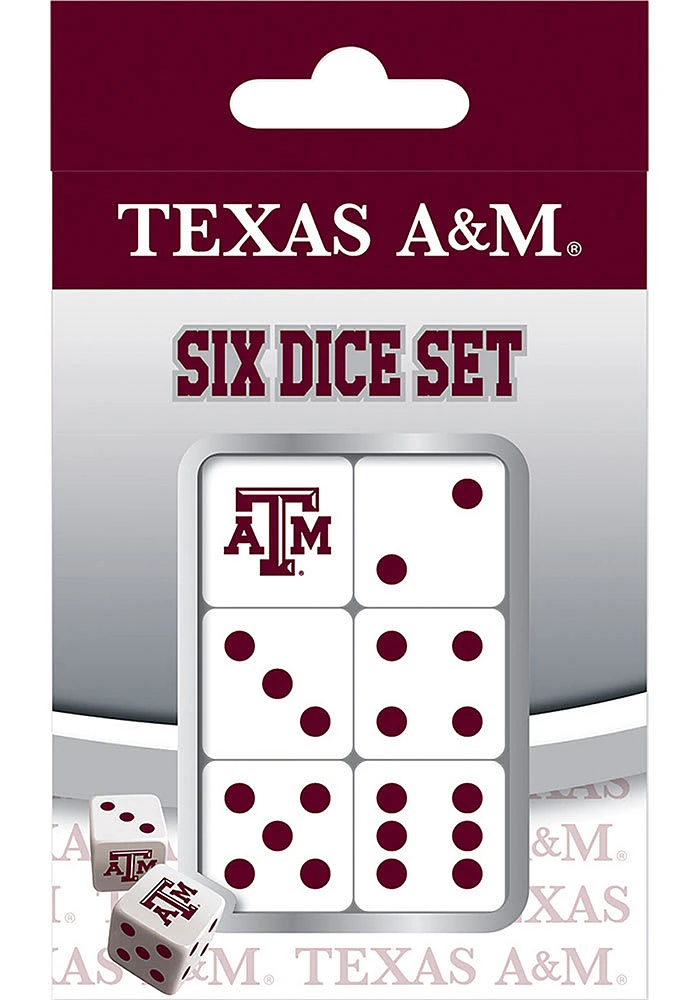 Texas A&M Aggies Dice Set Design Game