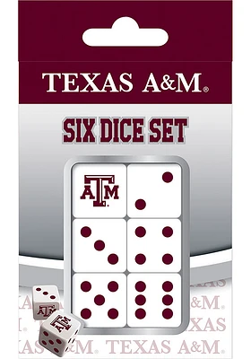 Texas A&M Aggies Dice Set Design Game