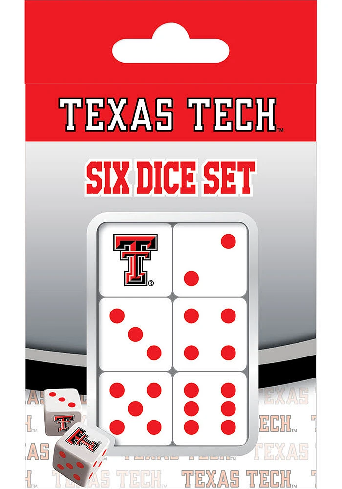 Texas Tech Red Raiders Dice Set Graphic Game