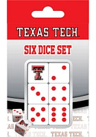 Texas Tech Red Raiders Dice Set Graphic Game