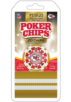 Kansas City Chiefs 20pc Poker Chips Game