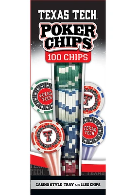 Texas Tech Red Raiders 100pc Poker Chips Game