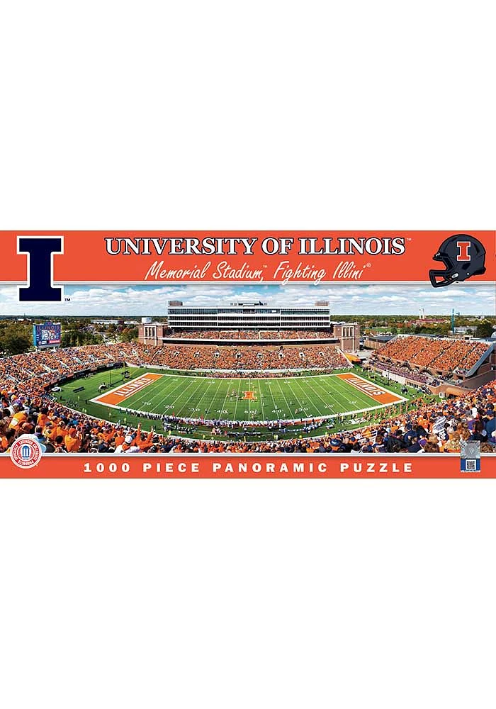 Illinois Fighting Illini 1000pc Panoramic Puzzle