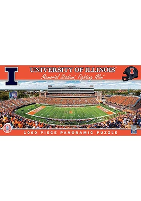Illinois Fighting Illini 1000pc Panoramic Puzzle