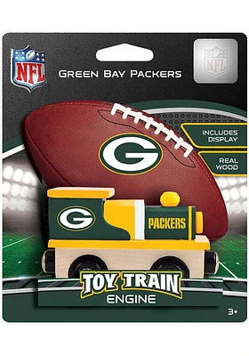 Green Bay Packers Wood Engine Train