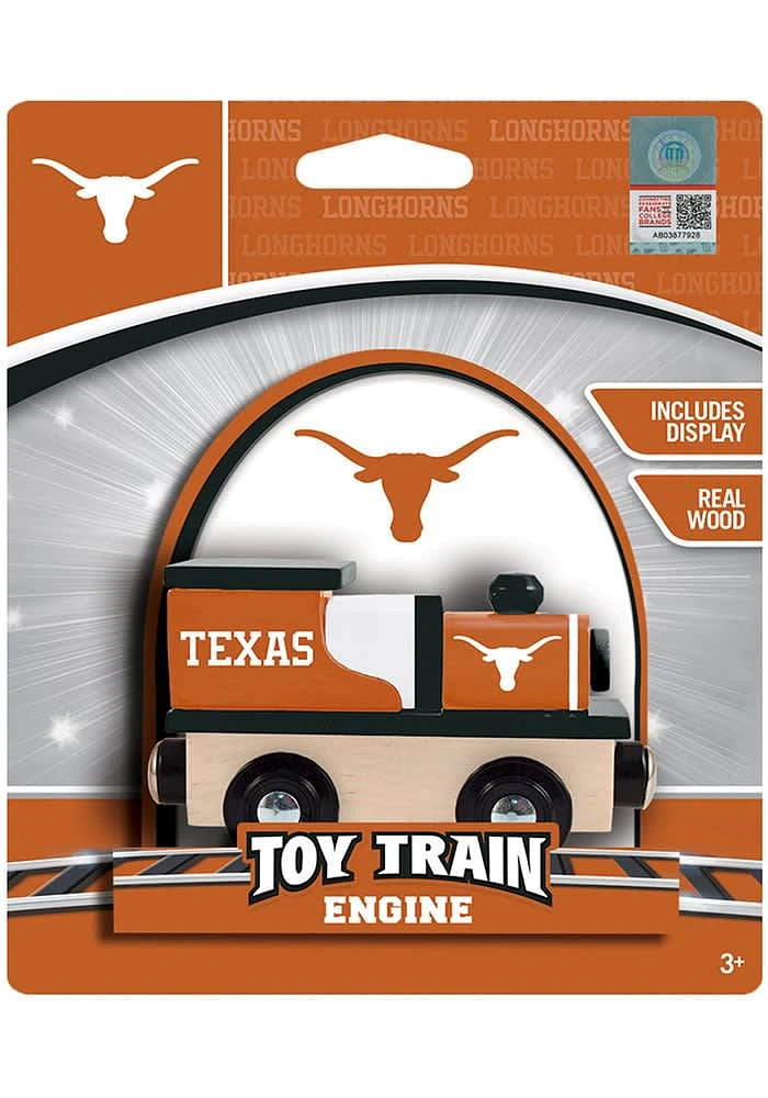 Texas Longhorns Wood Engine Train
