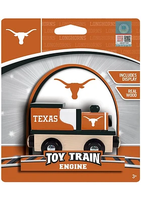 Texas Longhorns Wood Engine Train
