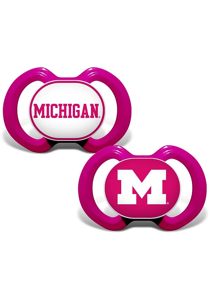 Michigan Wolverines 2pk Baby Pacifier