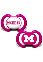 Michigan Wolverines 2pk Baby Pacifier