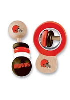Cleveland Browns Wood Baby Rattle