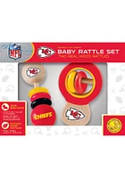 Kansas City Chiefs Wood Baby Rattle