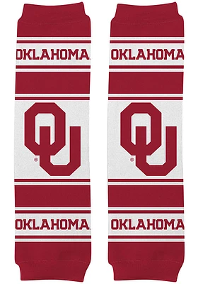 Oklahoma Sooners Baby Stripe Tights - Red