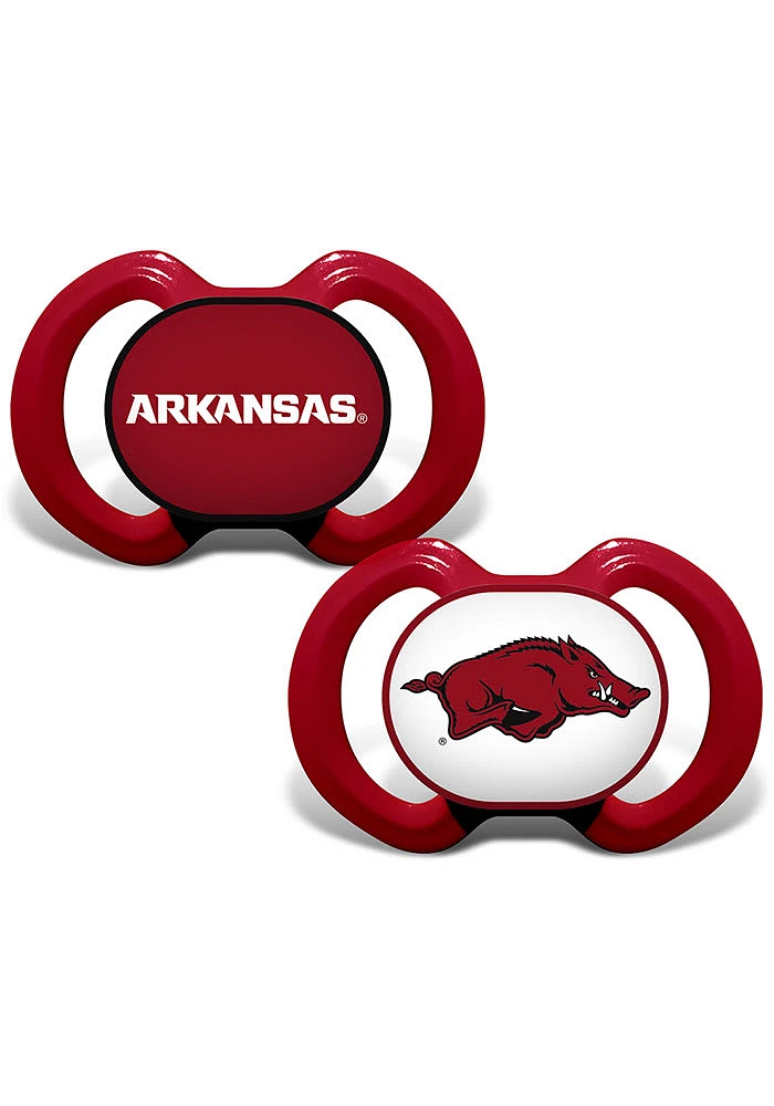 Arkansas Razorbacks 2 Pack Baby Pacifier