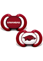 Arkansas Razorbacks 2 Pack Baby Pacifier