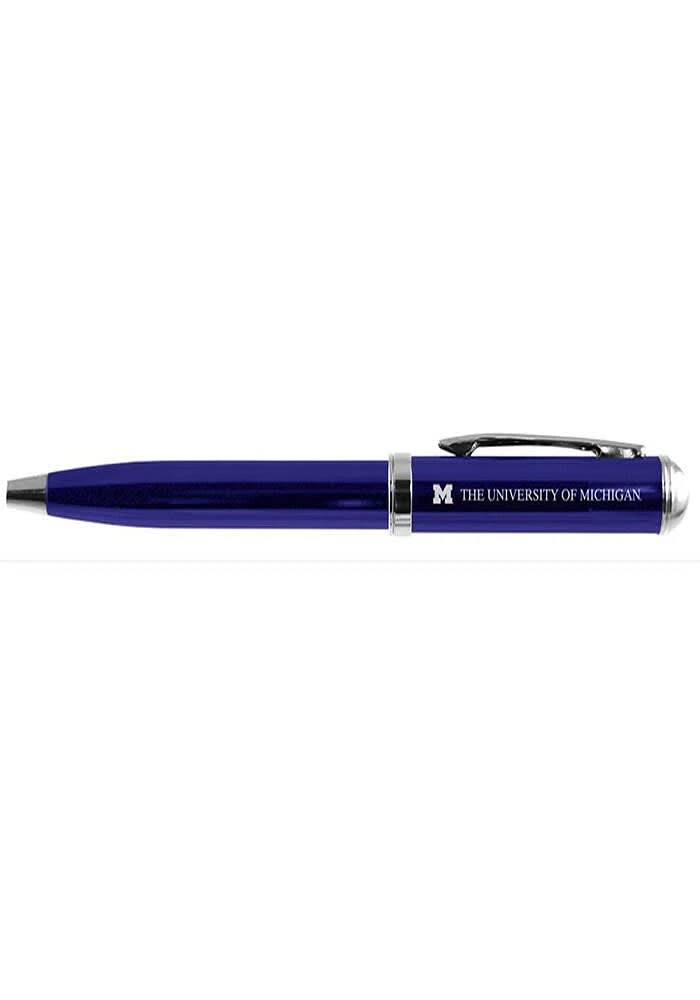 Michigan Wolverines Click Action Gel Pen Set - Blue