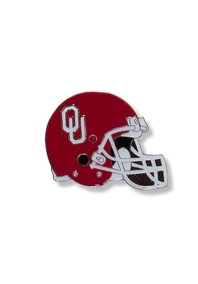 Oklahoma Sooners Souvenir Helmet Pin - Crimson