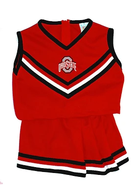 Ohio State Buckeyes Toddler Girls Red Mascot Sets Cheer