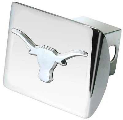 Texas Longhorns Chrome Car Accessory Hitch Cover