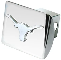 Texas Longhorns Chrome Car Accessory Hitch Cover