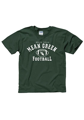 North Texas Mean Green Youth Football Short Sleeve T-Shirt