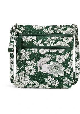Michigan State Spartans Triple Zip Womens Purse